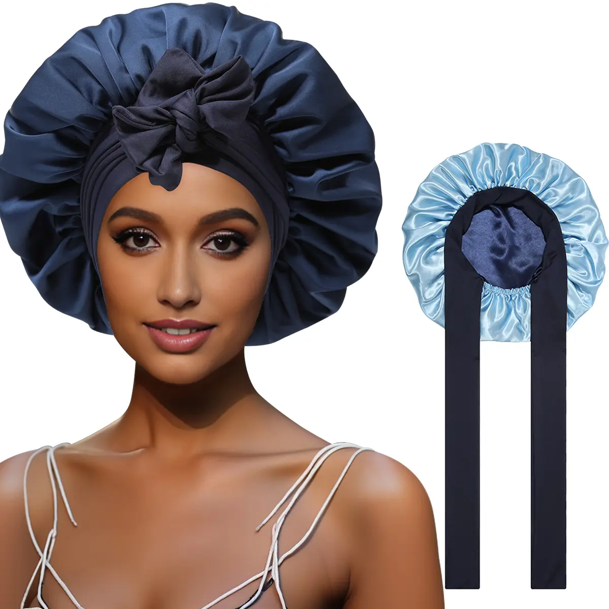 Navy Blue + Light Blue