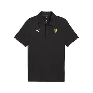 PUMA Mens Scuderia Ferrari Sportswear Cloudspun Shirt Casual Casual - Black
