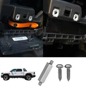 Steel Neutral Cover Plate for Dodge Ram 1500 Big Horn, Laramie, Rebel, Limited, TRX 2014-2023 Includes Tamper-Proof Screws & Tool
