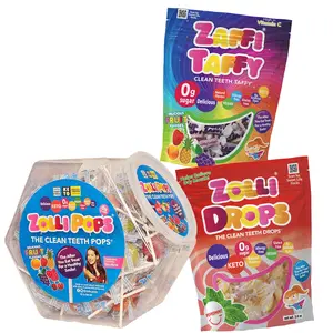 Zolli Candy Special Sugar Free Lollipops, Taffy, & Drops Bundle