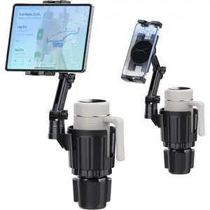 Cup Holder Tablet Mount, Ipad Cup Holder  Mount with Adjustable Arm for Tablet  3-13in iPad Pro Air Mini, Fire,  15, Galaxy S24 Z Fold 5