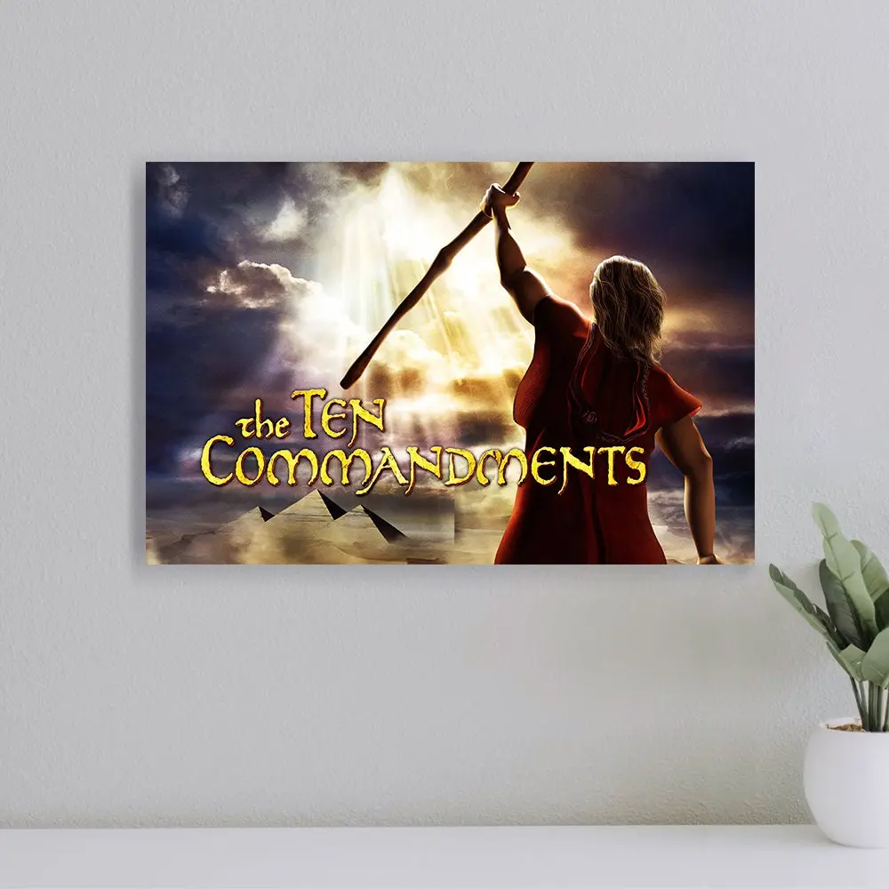 The Ten Commandments Poster | Wall Art Film Print | Art Poster for Gift | Print On Paper
