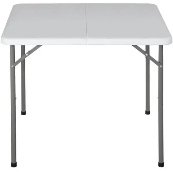 ZENSTYLE 3-ft Square Portable Picnic Folding Table - Lightweight, Weather Resistant, Outdoor Patio Furniture with Carrying Handle, Foldable Collapsible Waterproof Indoor-Outdoor Picnic Table, Foldable Tables,outdoorfurnitureset