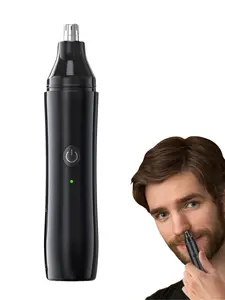 LMMAKE 1Pc Nose & Ear Hair Trimmer Portable Electric Professional Painless USB Rechargeable Eyebrow & Facial Hair Trimmer for Men & Women