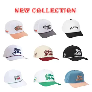 Breezy Golf Have A Day Golf Hat – Premium Summer Rope Snapback Cap for Men and Women, Lightweight Breathable Outdoor Sports Headwear