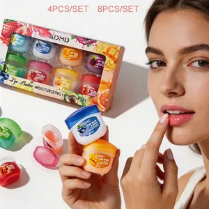 Various types Fruity Lip Balm Variety Pack, Beeswax Night Lip Balms, Colorless, Moisturizing & Nourishing Daily Lip Care Set, Portable, Compact & Convenient, Easy to Carry, Cute Appearance, Perfect for Party, Graduation & Wedding Gifts