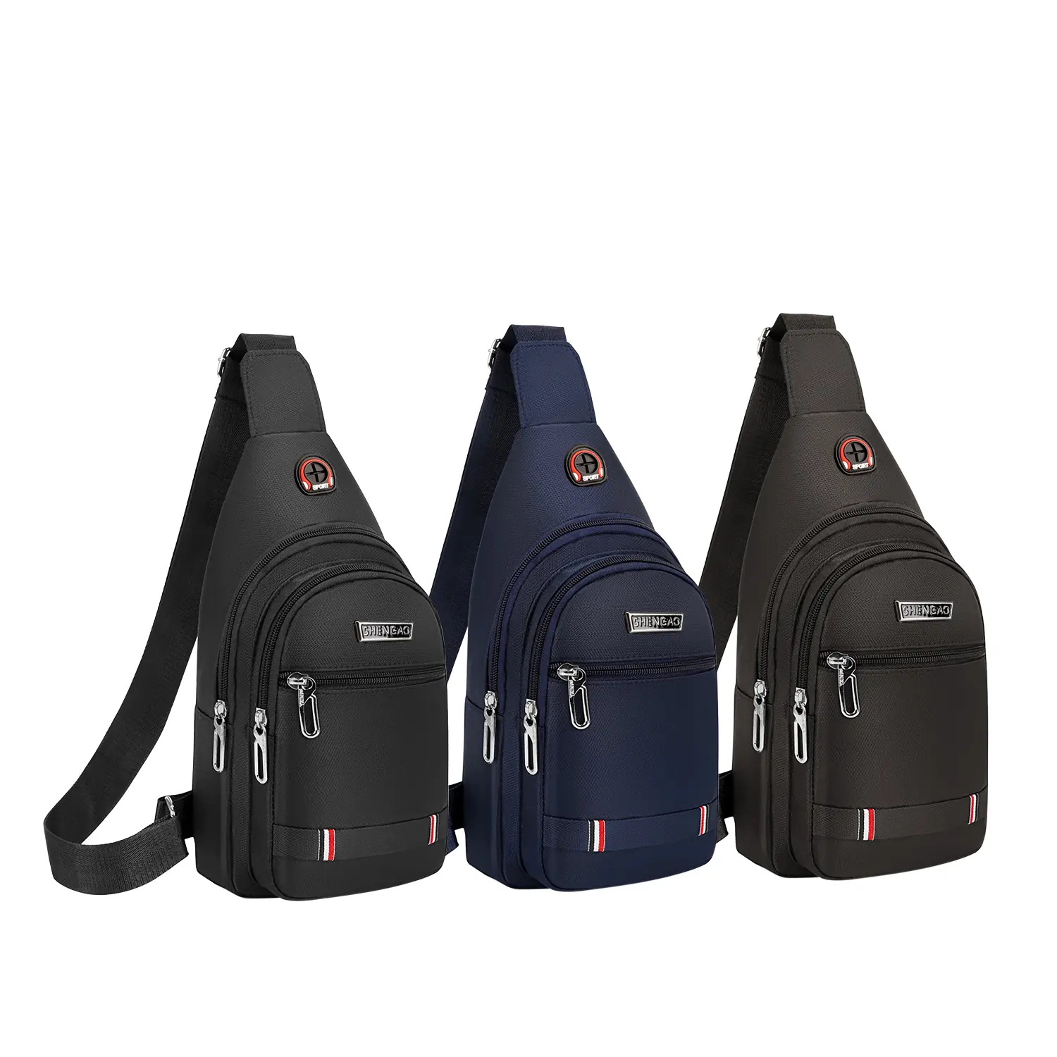 Unisex Canvas Crossbody Chest Bag Casual Sling Backpack Lightweight Shoulder Bag for Men Women Travel hike  Hiking Outdoor Sport Daily Use Phone Pouch father day gift