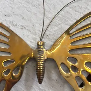 Brass Butterfly - Gold Color Decorative Item as Shown in the Image