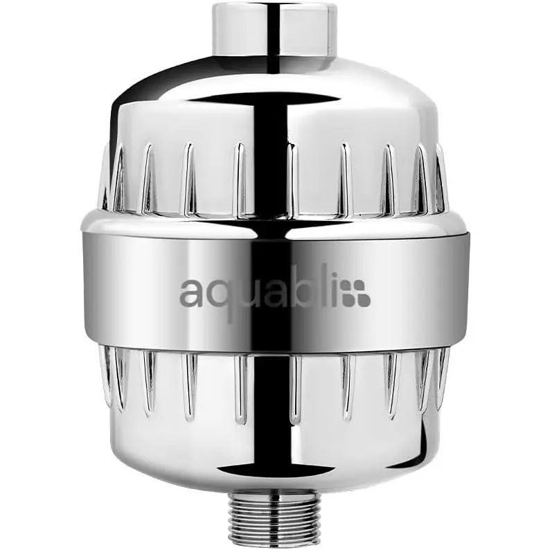 Aquabliss High Output Revitalizing Shower Filter - Reduces Dry Itchy Skin, Dandruff, Eczema, and Dramatically Improves The Condition of Your Skin, Hair and Nails - Chrome (SF100)| Vitamin C shower filter, vitamins and minerals infusion, softer-feeling ski