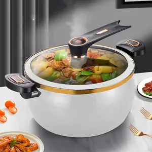 Large Capacity Non-stick Pot, Electric Pot with Lid & Handle, Multifunctional Cookware for Soup & Stew, Kitchen Cooking Pot for Home Use