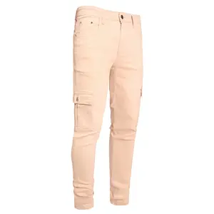 JUNBAOSS Men's Skinny Jeans Stretch Ripped Jeans for Men, Distressed Slim Tapered Leg Fashion Comfort Flex Waist Denim Pants Classic Cotton