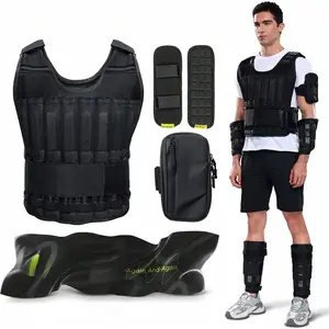 Weighted Vest For Men Women BeatBoost 20/30/40/50/60lb Adjustable Weighted Vest With Steel Plates Weights  For Walking Strength Training Running Workout