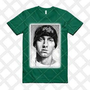 Dunk Malachite Green White Low T Shirt Match EMINEM