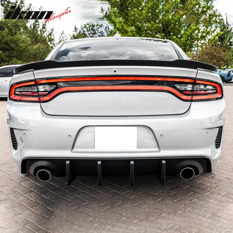 Fits Dodge Charger Widebody 2020-2023 Rear Bumper Diffuser IKON Style PP