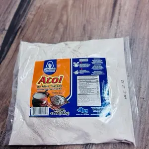 Atol de Maiz Tostado Roasted Corn Flour Drink Mix Classic Salvadoran Beverage 12 oz Easy Home Prep