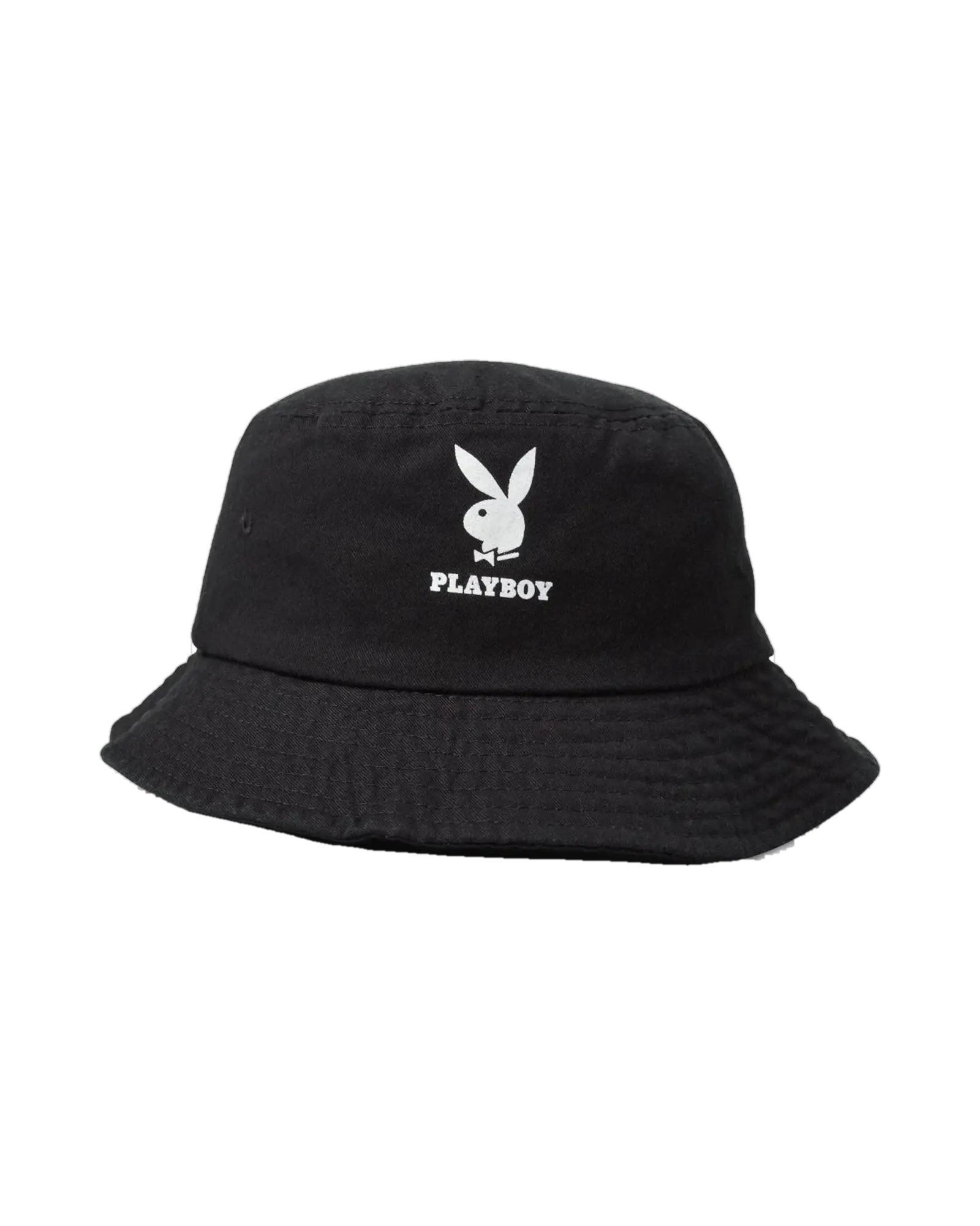 Playboy Rabbit Head Logo Bucket Hat