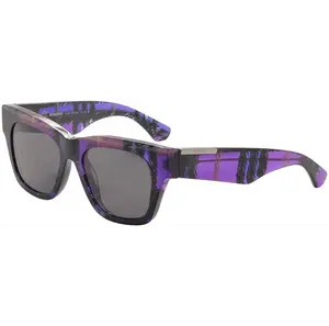Burberry Women's 52mm Checker Violet Sunglasses BE4424-411387-52