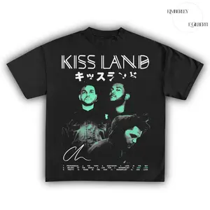 Adult and Youth Weeknd "Kissland" Album Tee, Weeknd T-shirt, R&B Music Shirt, Rapper Shirt, Hip Hop Rap Shirt, Graphic Tees, Music Top, Y2K Cotton Tee, Streetwear