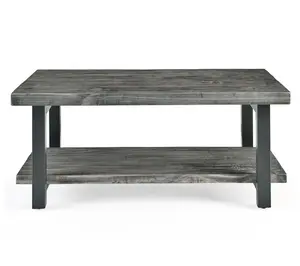 Alaterre Furnit ure Pomona 42" Coffee Table wi th Lower Shelf