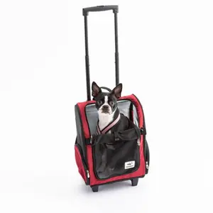 Roll Around Travel Dog Carrier Backpack 4-in-1