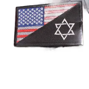 Israeli American Flag/Star of David Patch (Hook & Loop ‘Velcro)’