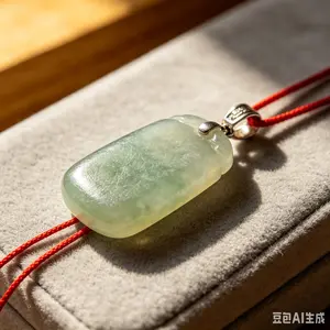 Affordable Natural Jadeite Pendant | Matte Texture