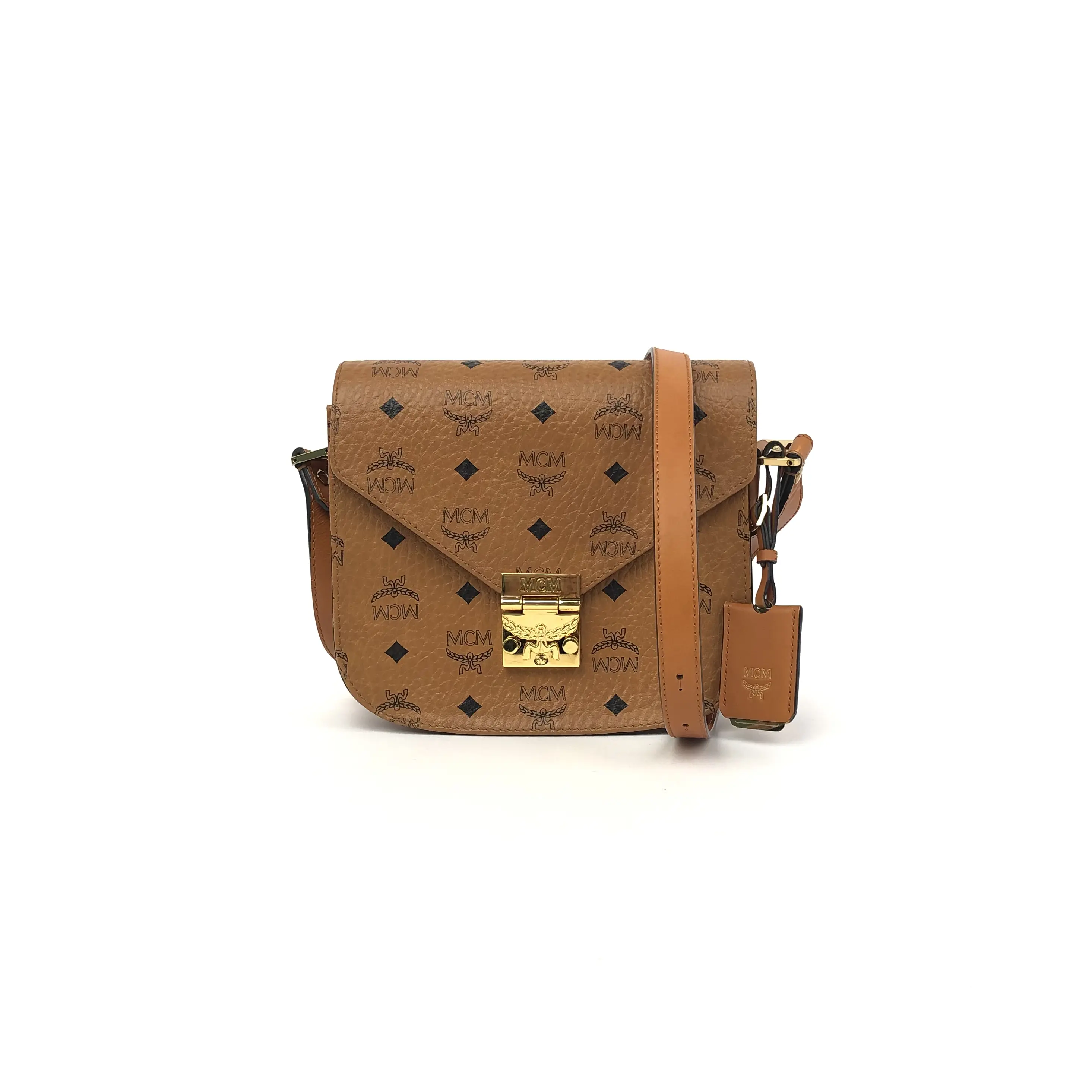 Pre-owned MCM Leather Shoulder Bags 8.27'' R799 Shoulder Bag C1361946877 0703 T5 Qiqi