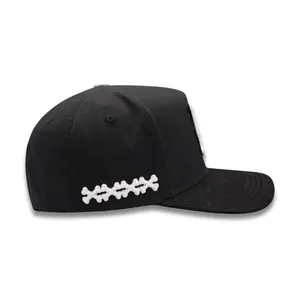 Hat BiggBoss AMR Placa Black White Crystals