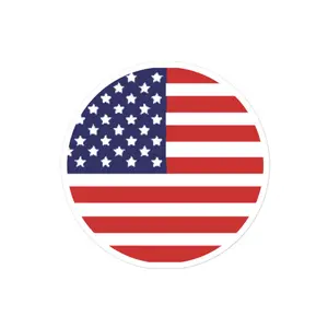 America Flag Sticker | Bubble-free Kiss Cut Versatile Durable Water Safe Decorative Add-on for your Cars, Laptop, Notebook, Phone, Work Desk