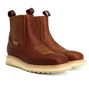 KW3073 SQUARE TOE DOUBLE DENSITY LIGHTWEIGHT SHEDRON LEATHER WORK BOOT