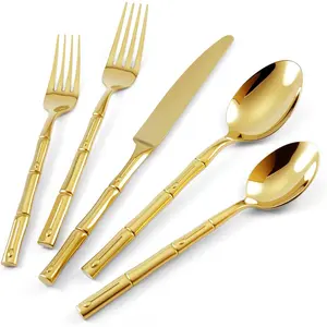 Silverware 20- Stainless Steel Mirror  Flatware Set   Cutlery Set Service for 4