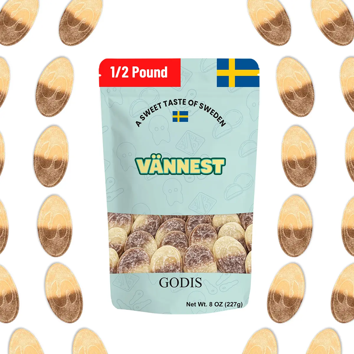 Swedish Candy S-Marke Fizzy Cola 1/2 Pound Bonbon Snack Imported Swedish Candy TikTok Exclusive Fizzy Disks