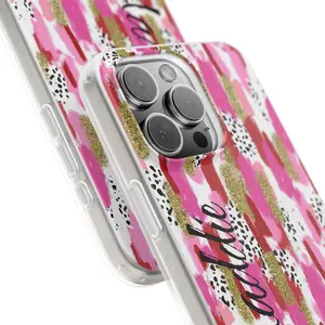 Custom Phone Case - Flexi Cases, Personalized Name Phone Cover, Unique Design Phone Accessories, Customizable Smartphone Personalized Phone