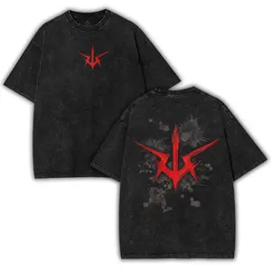 Code Geass Quote Graphic T Shirt Heavyweight Washed Cotton Oversized Short Sleeve Crewneck Smooth Print Classic Streetwear Casual Daily Fashion Top Premium Soft Fabric Trendy Apparel Ideal Gift for Adult Anime Fans Mens Daily Outfit Tees