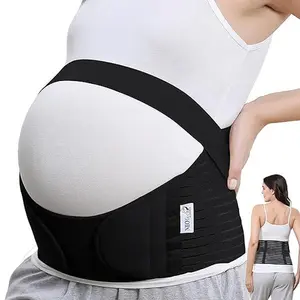 Extra Smooth Pregnancy Support Maternity Belt, Waist/Back/Abdomen Band, Belly Brace ( Large )