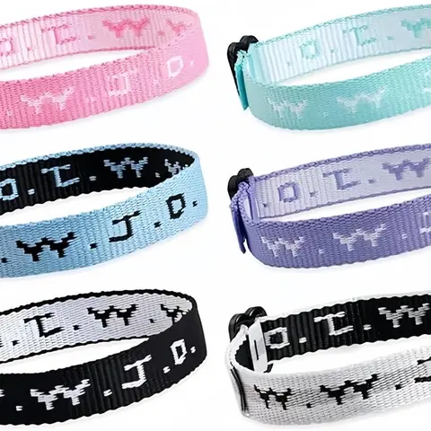 Pack of 6 WWJD Bracelets for Spring Travel Adjustable What Would Jesus Do Bracelets Pack, Handmade Wristband bracelet set
