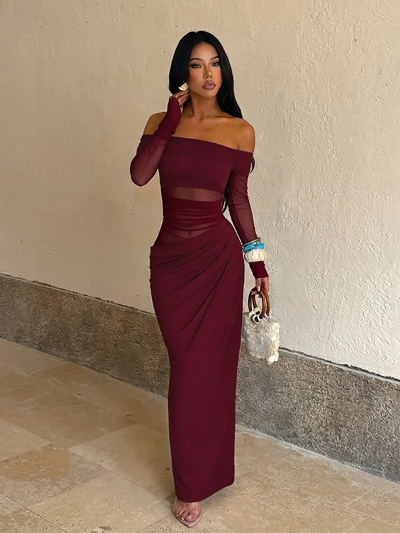 knee length dresses for ladies Large / Green