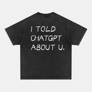 Funny Quote T-Shirt,Unisex Oversized Crew neck Acid Wash T-Shirt & Sweatshirt,High-Quality Print,Casual Comfort Breathable Long Sleeve for Streetwear Fashion Men and Women's Top  Shortsleeve