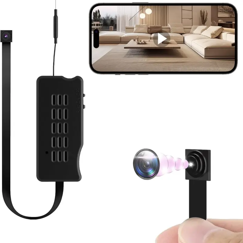 New DIY camera, mini video camera, HD 1080P, WiFi connection, app control, suitable for children, pet care, car camera, indoor and outdoor multi-scene use