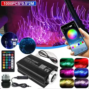 16W RGBW Twinkle Light Engine with 50,000 Hours Lifespan | 24-Key Remote Controls Jump, Fade, Flash & Breath Modes | Perfect for Romantic Dates