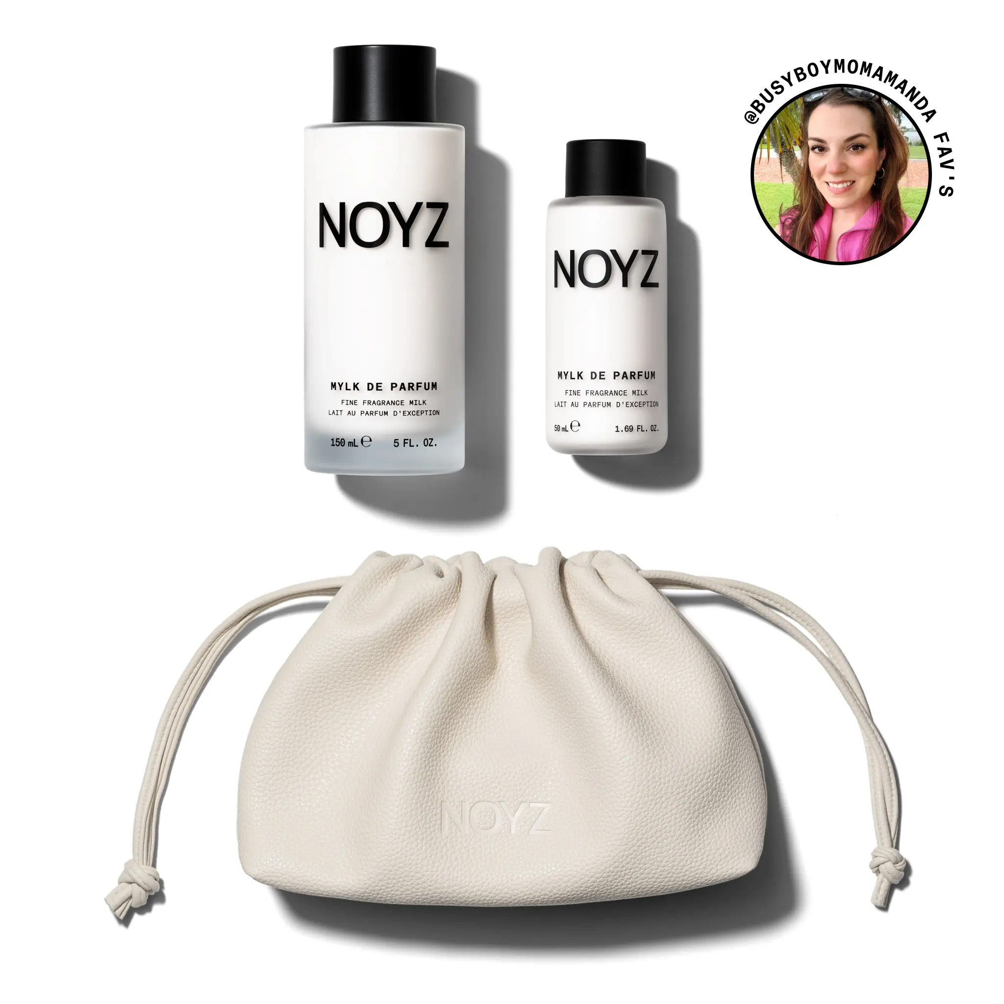 Amanda's Favs: Only Human Mylk de Parfum Duo + Free NOYZ Pouch; Full Size + Travel Size Pair Unisex Fragrance