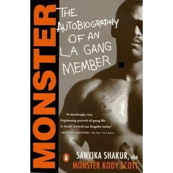 USED Book - Monster: The Autobiography of an L.A. Gang Member by Sanyika Shakur (Paperback) - english