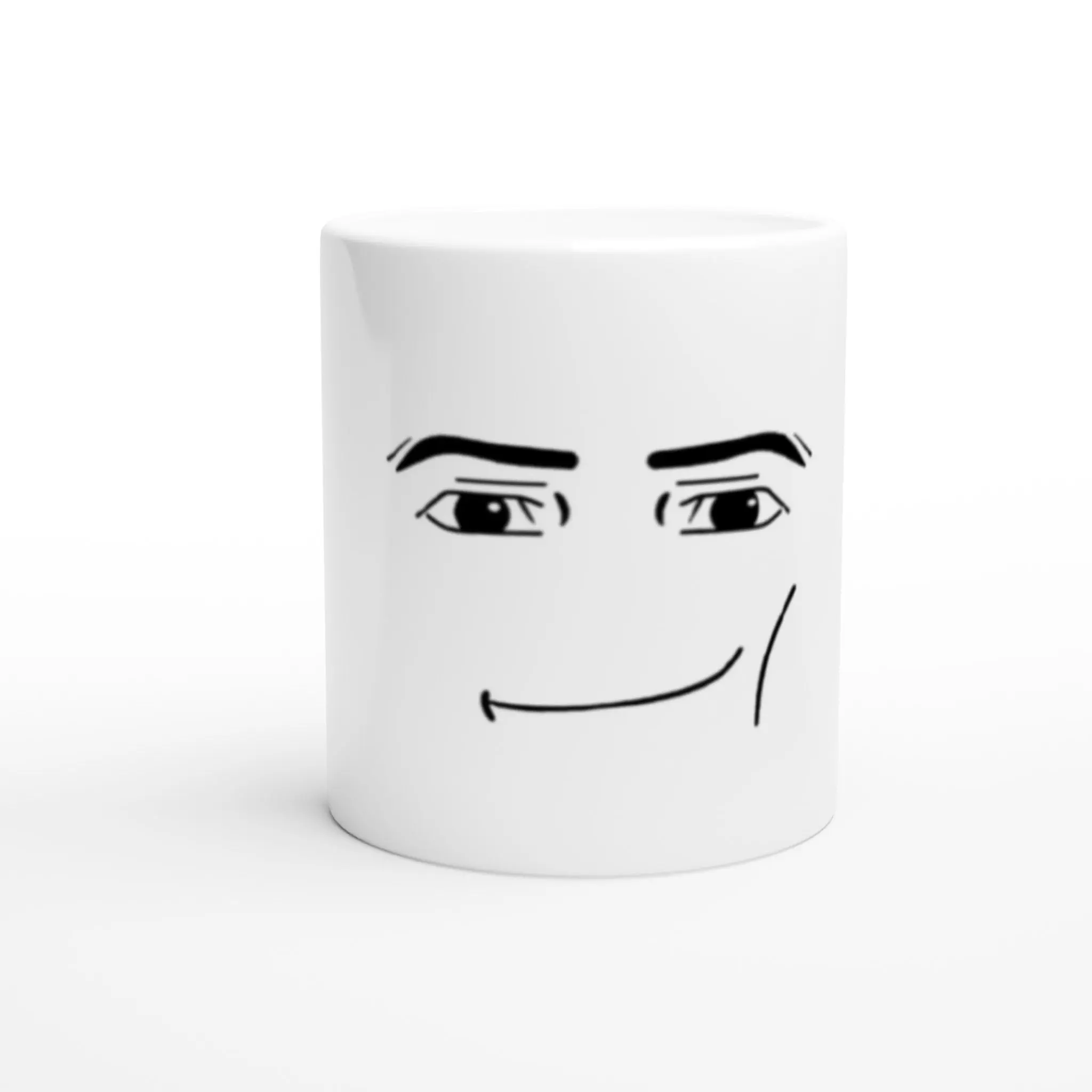 Roblox man face mug