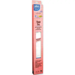Shape-Flex 15" x 2 Yards - Iron-On Cotton Fusible Interfacing for Sewing, Quilting, and Crafting