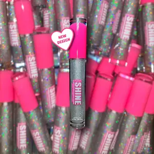 (VIRAL) HOLOGRAPHIC “STUNN SHINE” LIPGLOSS ! Peach Scented Glitter Gloss Hydrating Moisturizing Shiny Lip Oil Gloss