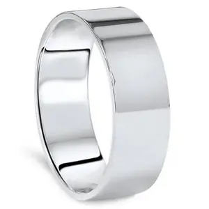 7mm Flat High Polished Wedding Band 950 Platinum 7mm Flat High Polished Wedding Band 950 Platinum