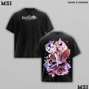 Yae Miko | Genshin Inspired Sweater “Divine Fox” — For Anime Fans, For Gift Drops That Shine With Wisdom