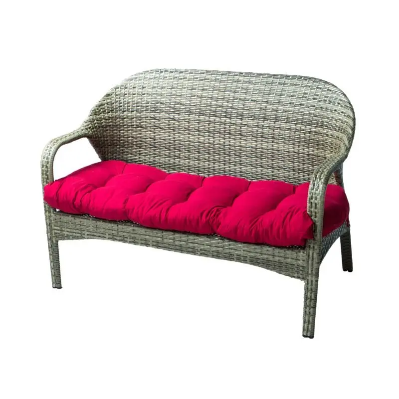 Outdoor Bench Cushion Indoor/Outdoor, 51.2"x19.7" Waterproof Patio Loveseat Cushion with Thick PP Cotton Fill, No-Fading Seat Pad for Wicker Furniture Swing Chair Garden Bench