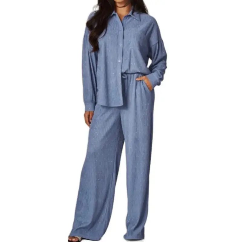 London Blue w/ Rhinestones