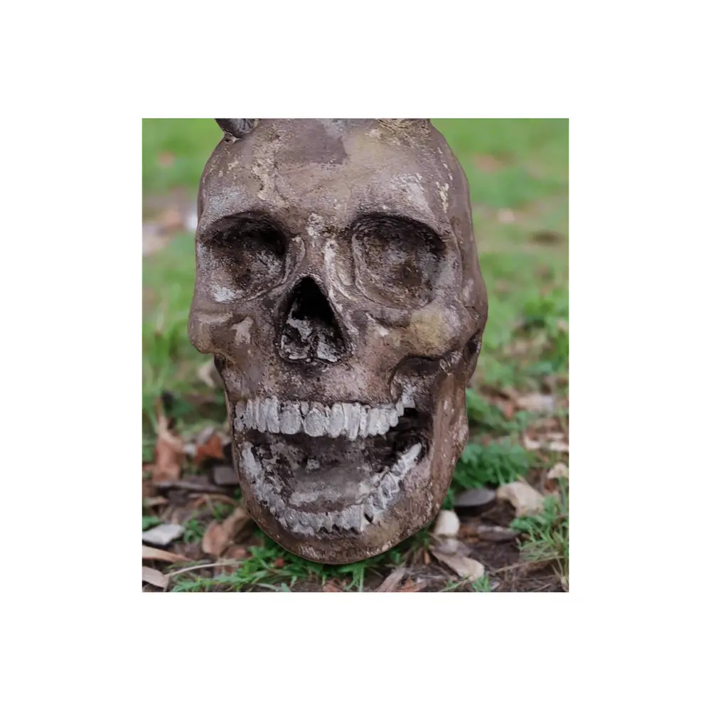Foam Full Head Skull w/open mouth